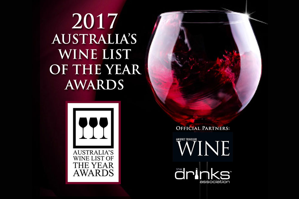 Australia's Wine List of the Year 2017 | Entries Open